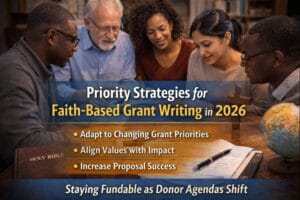 Read more about the article Priority Strategies for Faith-Based Grant Writing in 2026