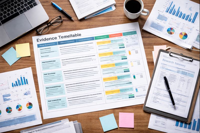 How to Use Evidence Tables to Support Your Proposals