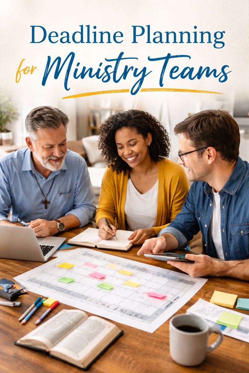 Deadline Planning Strategies for Busy Ministry Teams