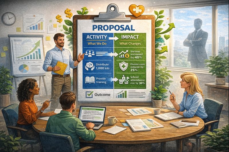 How to Communicate Impact (Not Activity) in Your Proposals