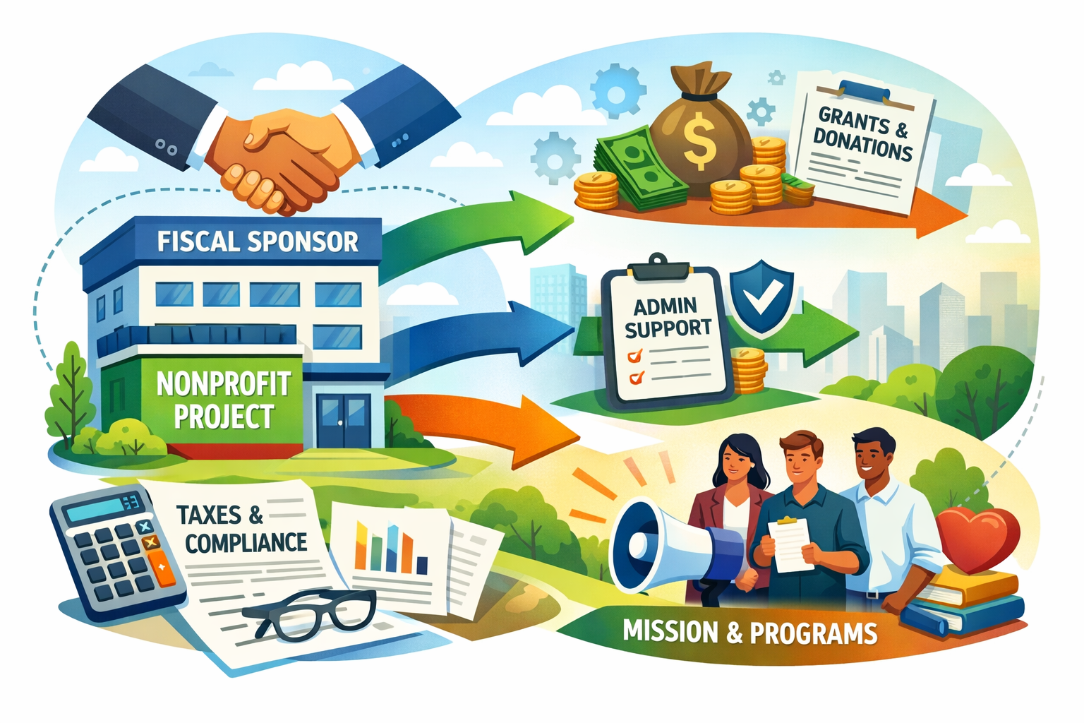 Fiscal Sponsorship Explained: Which Model Is Right for Your Ministry or Community Project?