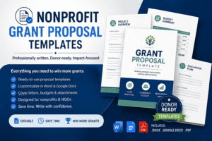 Nonprofit Grant Proposal Templates